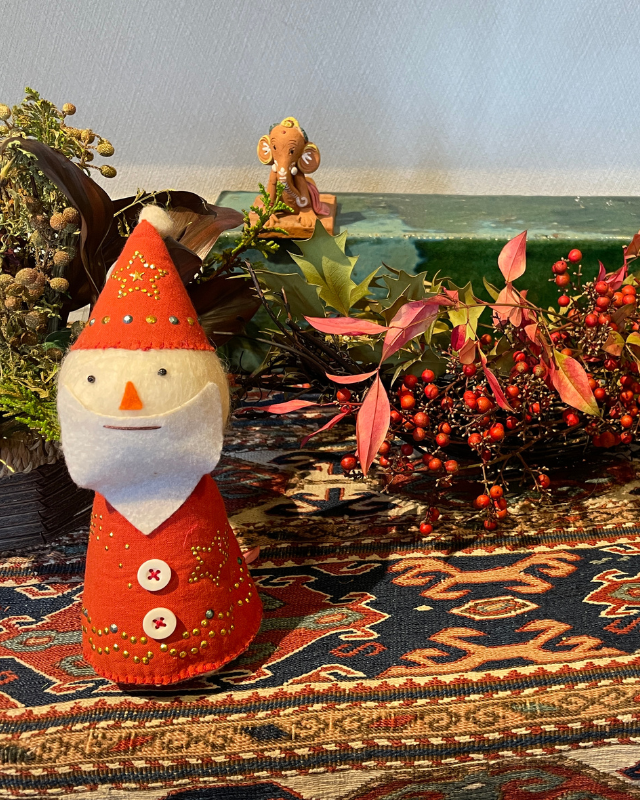 クリスマスの夜のヨガスタジオTrinity